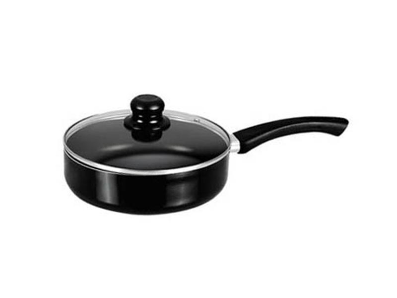 deep fry pan with lid