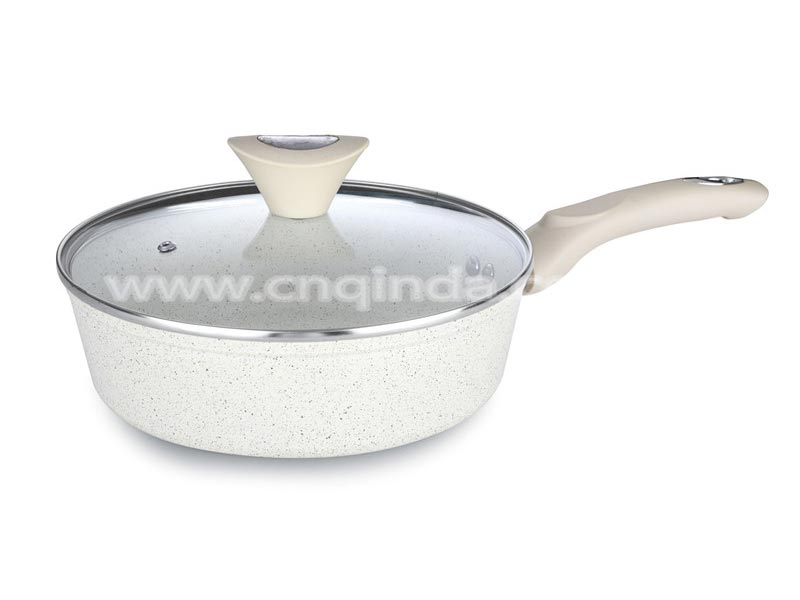 forged deep fry pan with lid